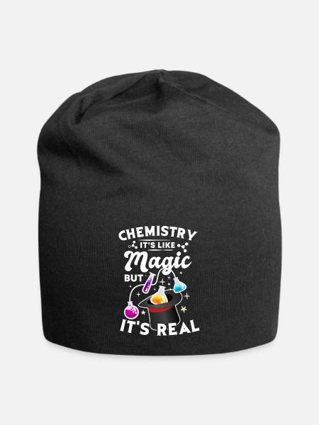 scheikunde - Jersey-Beanie - zwart