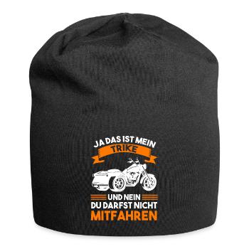 Trike Motorrad Motorradfahrer Biker Motorbike - Jersey-Beanie - Schwarz - Vorne