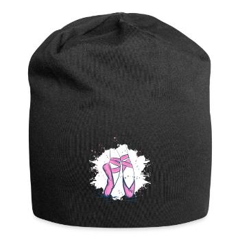 Balettschuhe Ballett Tanz Tänzer - Jersey-Beanie - Schwarz - Vorne