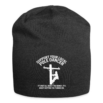 Lokaler Pole Tänzer - Jersey-Beanie - Anthrazit - Vorne