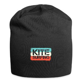 Kite Surfing Retro - Jersey-Beanie - Schwarz - Vorne