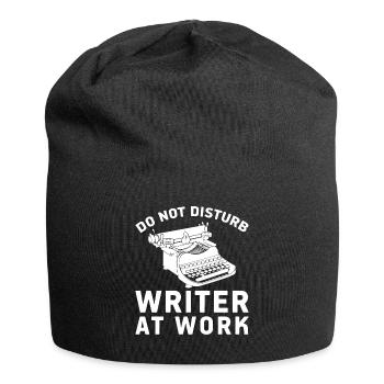 Do Not Disturb Writer At Work Cute Writing Author - Bonnet en jersey - noir - Devant