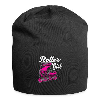 Roller Girl Inline Skates Damen Rollen Skatend - Jersey-Beanie - Schwarz - Vorne