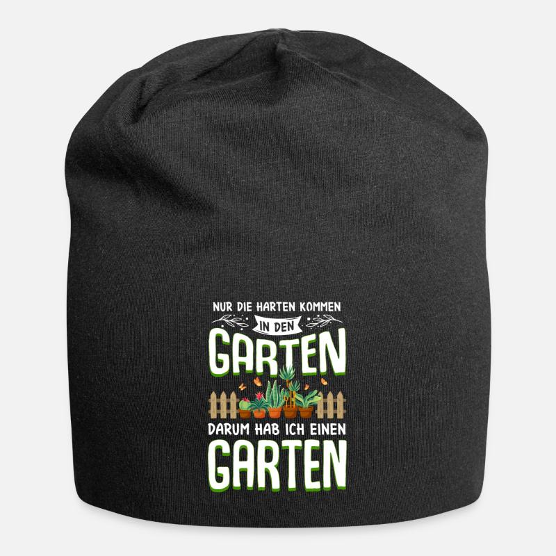 Garten - Jersey-Beanie - Schwarz