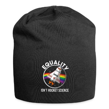Gay Pride - Jersey-Beanie - Schwarz - Vorne
