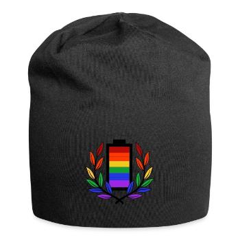 Batterie batterie LGBT Homosexualité Gay Pride - Bonnet en jersey - noir - Devant
