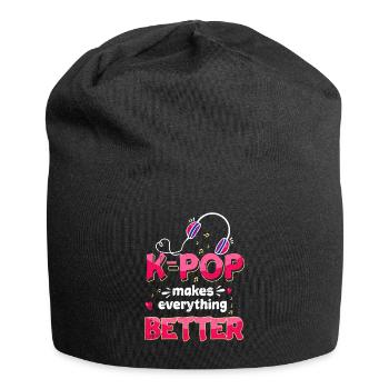 K-pop - Jersey Beanie - black - Front