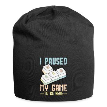 PC-Spiele Spieler Computer Tastatur - Jersey-Beanie - Schwarz - Vorne