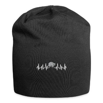 raccoon - Jersey Beanie - black - Front