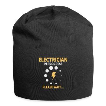 Apprenti électricien compagnon électricien - Bonnet en jersey - noir - Devant