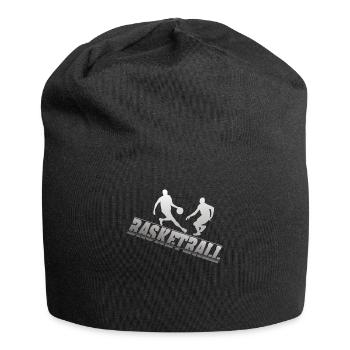 Basket-ball cadeau pour les basketteurs - Bonnet en jersey - noir - Devant