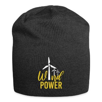 Windpower Windkraft Windenergie - Jersey-Beanie - Anthrazit - Vorne