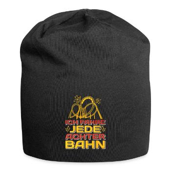 Achterbahn - Jersey-Beanie - Schwarz - Vorne