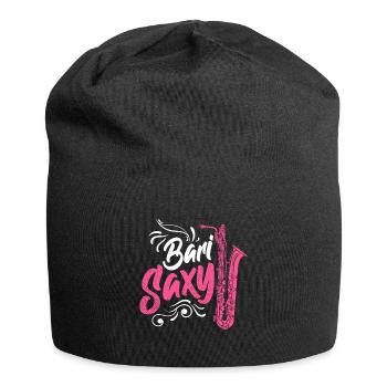 Bari Saxy Funny Baritone Saxophone Baritone Sax - Jersey Beanie - black - Front