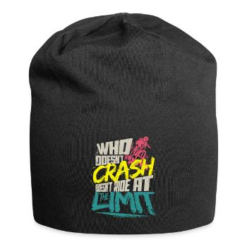 Who doesn't crash doesn't ride at the Limit - Jersey Beanie - black - Front