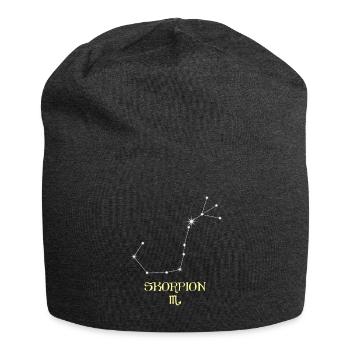 Skorpion Sternzeichen - Jersey-Beanie - Anthrazit - Vorne