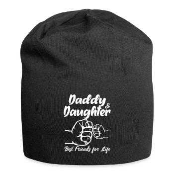 Daddy & Daughter Best Friends For Life Matching - Jersey Beanie - black - Front