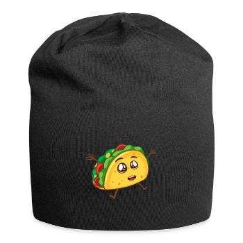Happy Taco - Jersey-Beanie - Schwarz - Vorne