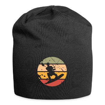 Wakeboard Wakeboarder - Jersey-Beanie - Schwarz - Vorne