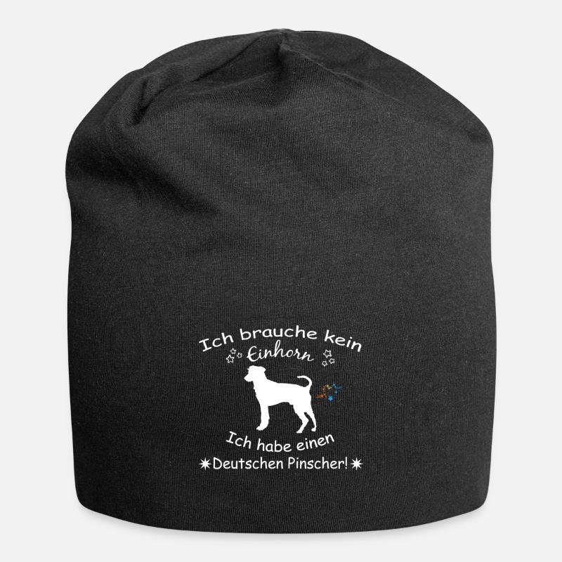Deutscher Pinscher - Jersey-Beanie - Schwarz