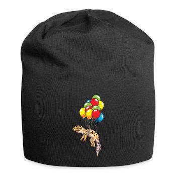 Le 2010, le 21/ 000 - Bonnet en jersey - noir - Devant