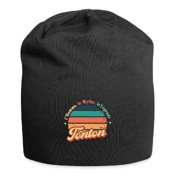 Tonton, l'Homme, le Mythe, la mauvaise Influence - Bonnet en jersey - noir - Devant