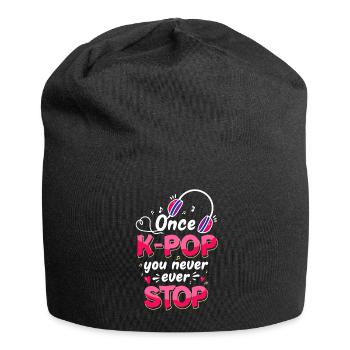 K-pop - Jersey Beanie - black - Front