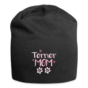 Terrier Mom - Bonnet en jersey - noir - Devant
