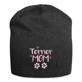 Terrier Mom - Bonnet en jersey - charbon - Devant