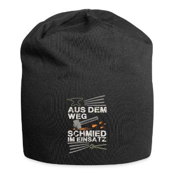Schmied - Jersey-Beanie - Schwarz - Vorne