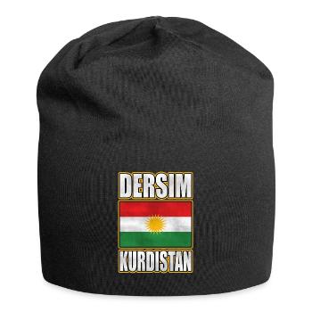 Dersim Kurdistan, Kurdistan Flag, Kurdish Flag - Bonnet en jersey - noir - Devant