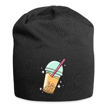 Bubble Tee Boba Tea - Jersey Beanie - black - Front