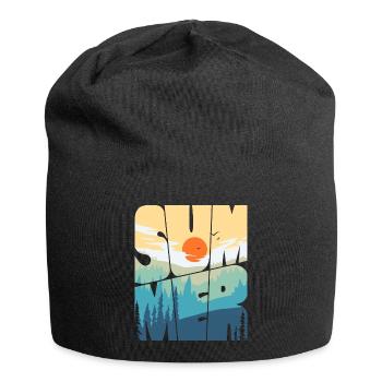 summer - Jersey-Beanie - Schwarz - Vorne