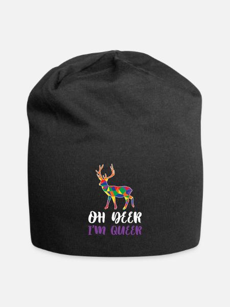 Lesbian - Jersey-Beanie - Schwarz