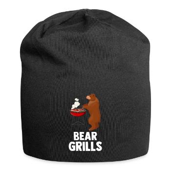 Bear Grills - Bonnet en jersey - noir - Devant