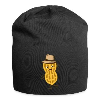 Peanut Funny - Jersey Beanie - black - Front
