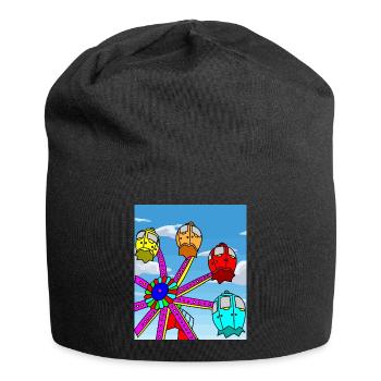 Funfair remunerated amusement park - Jersey Beanie - black - Front