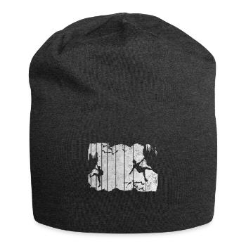 Climbing Friends - Jersey Beanie - charcoal grey - Front