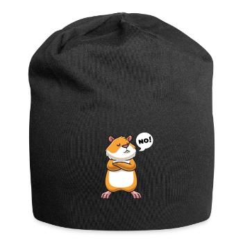 Stubborn Golden Hamster Dwarf Hamster - Jersey Beanie - black - Front