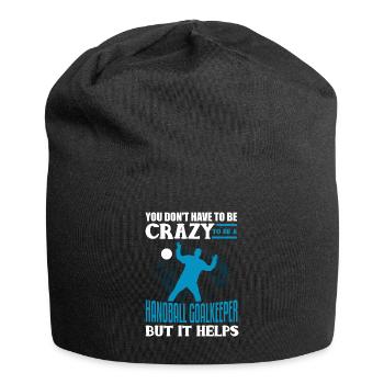 Handball handball de handball équipe ballsport - Bonnet en jersey - noir - Devant