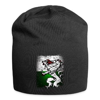 Styrie Drapeau drapeau Blason Rétro Panther - Bonnet en jersey - noir - Devant