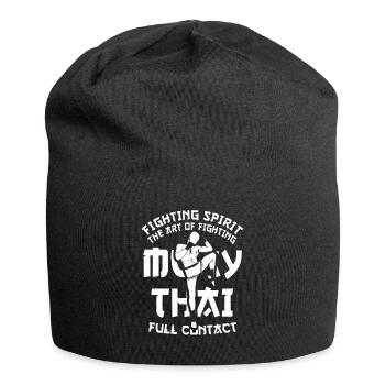 Muay Thai Boxing Thailand Gift Thai Boxing Fight - Jersey Beanie - black - Front