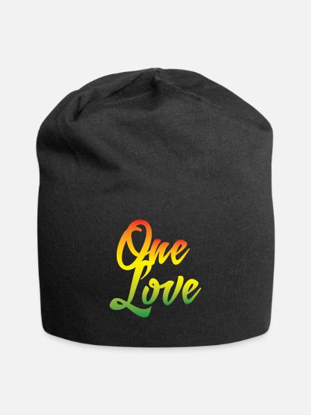 Reggae Amour - Bonnet en jersey - noir