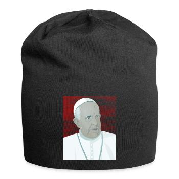 Pape François Vatican Vatican Saint-Pierre - Bonnet en jersey - noir - Devant