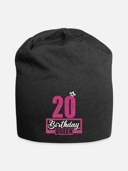 20ème anniversaire 20 ans 20 anniversaire - Bonnet en jersey - noir