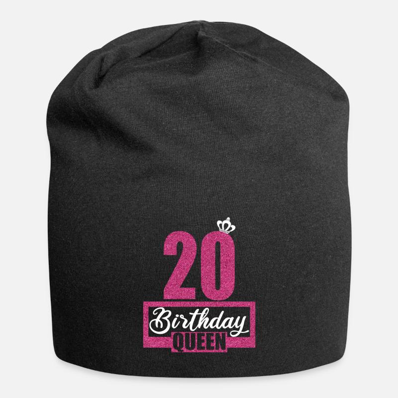 20ème anniversaire 20 ans 20 anniversaire - Bonnet en jersey - noir