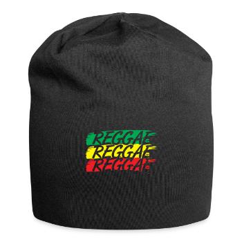 Reggae - Jersey-Beanie - Schwarz - Vorne