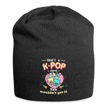 K-pop - Jersey Beanie - black - Front