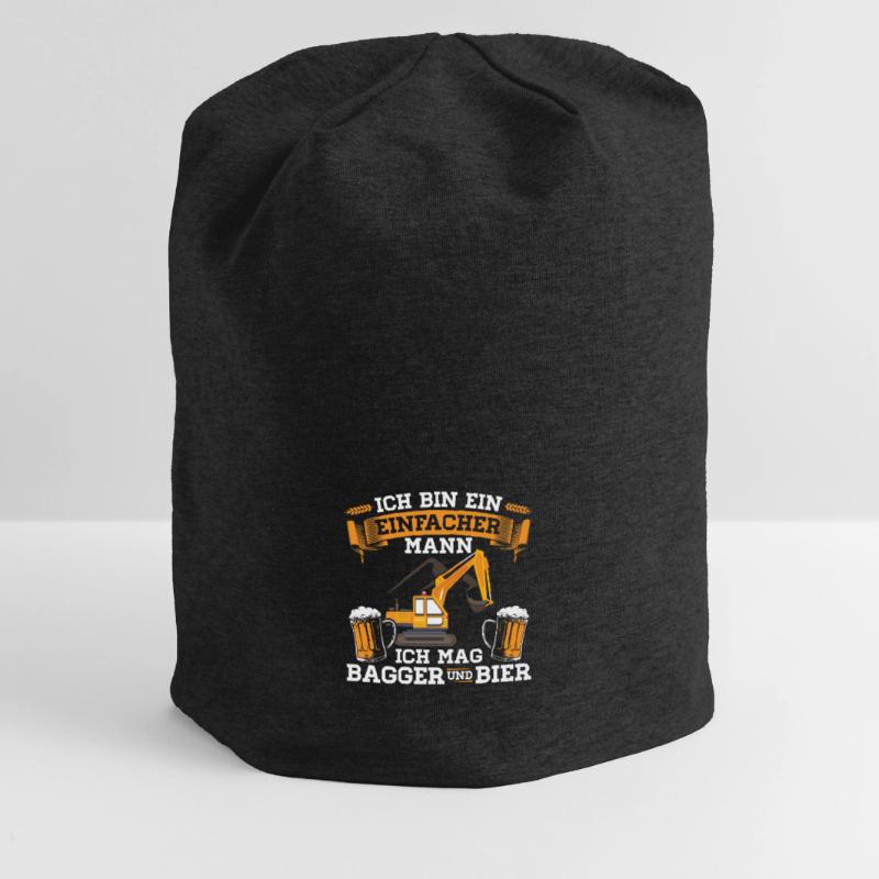Baggerfahrer | Baggerführer Bagger Geschenk Jersey-Beanie