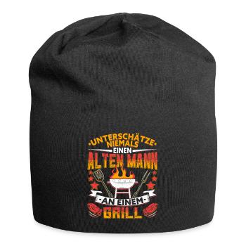 Griller Grillen lustig - Jersey-Beanie - Schwarz - Vorne
